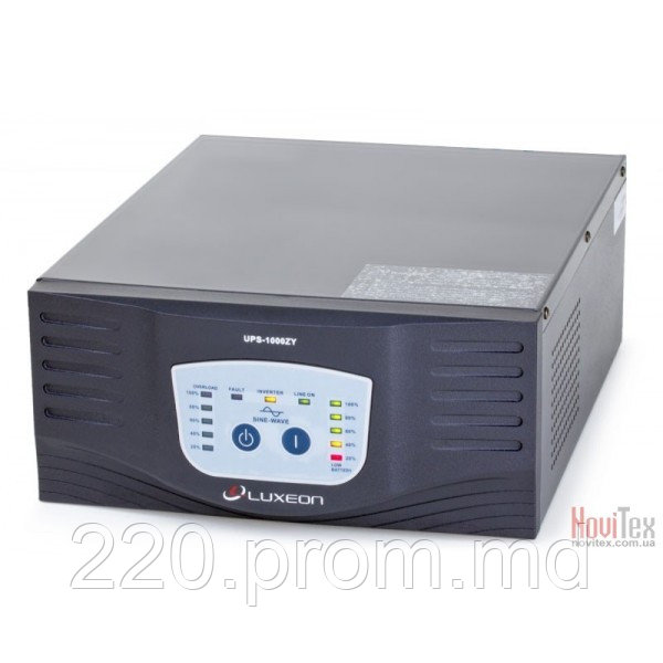ИБП Luxeon UPS-1000ZY (700Вт), для котла, чистая синусоида, внешняя АКБ - фото 1 - id-p393928