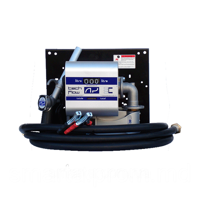 Мобильная заправочная станция для дизельного топлива с расходомером WALL TECH 40, 24В, 40 л/мин - фото 1 - id-p2331939
