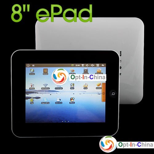8 планшет ePad Google Android + WiFi - фото 1 - id-p14101