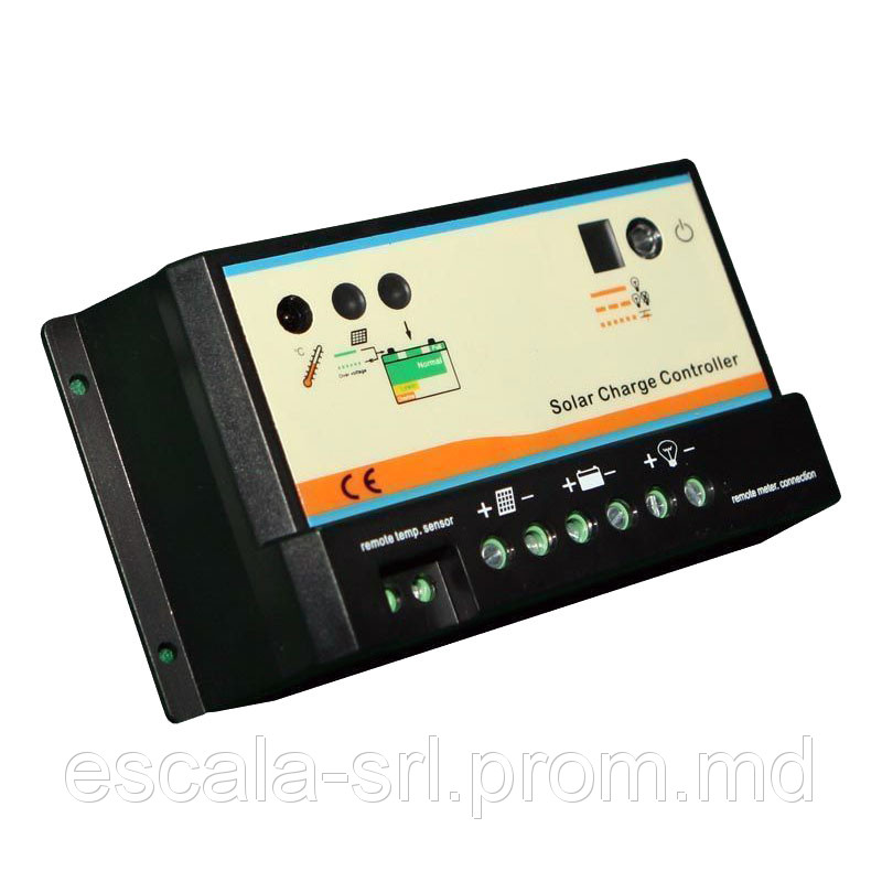 Фотоэлектрический контроллер заряда EPIPC-COM10 (10А, 12/24Vauto, удаленный LCD диспл.) - фото 1 - id-p2349348