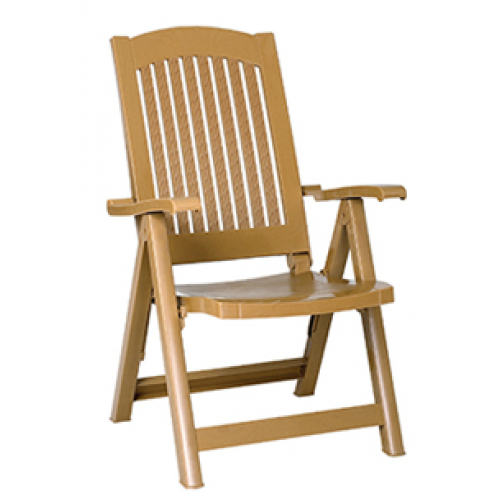Кресло-шезлонг пластиковое 3-х позиционное (код-030) - фото 1 - id-p2355668