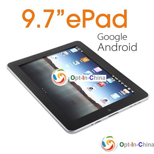 Планшетный компьютер 9,7» ePad Google Android + веб-камера + WiFi - фото 1 - id-p14343