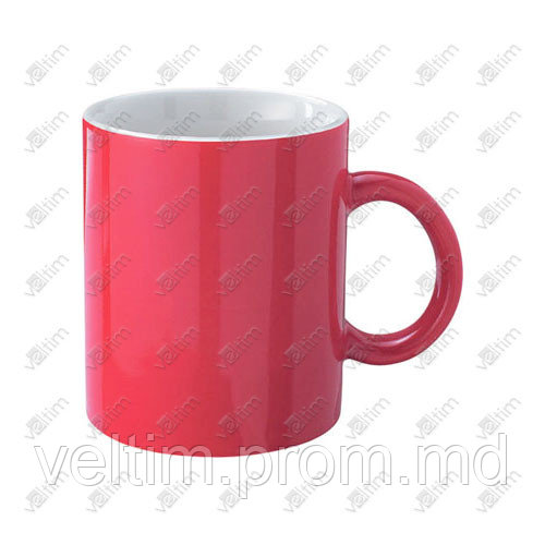 Чашки рекламные керамические красные - фото 1 - id-p2378014