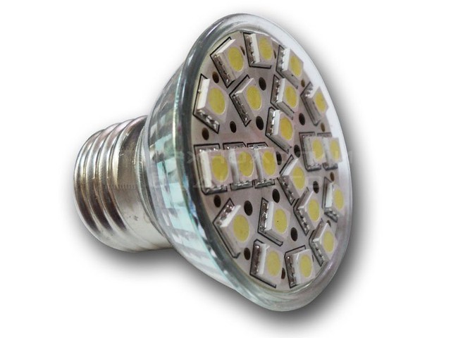 Светодиодная лампа LED-E27 21 SLT5050 4W 220V SPOT - 4Вт. - фото 1 - id-p14918