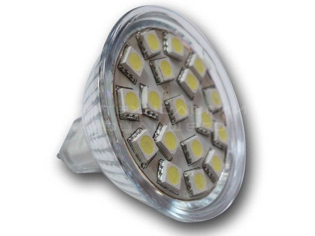 Светодиодная лампа LED-MR16 18 SLT5050 3W 12V SPOT-3Вт, 210-250Lm. - фото 1 - id-p14926