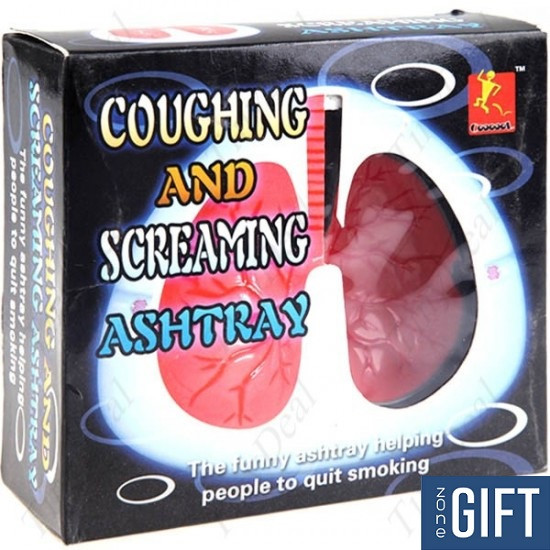 Подарок-прикол - пепельница кашляющая, coughing and screaming ashtray - 2 вида - фото 1 - id-p2400720