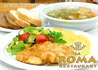 Un BUSINESS LUNCH apetisant în restaurantul «La Roma»