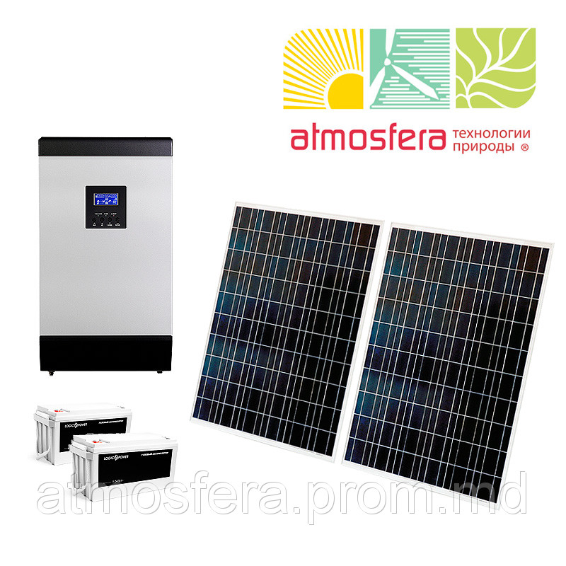 Автономная солнечная электростанция 0,5 кВт - фото 1 - id-p2484566