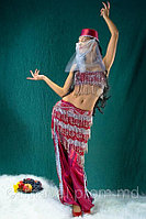 Карнавальный костюм Восточная красавица бордовая