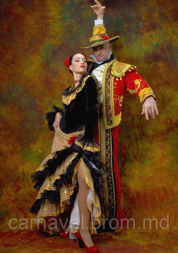 Карнавальный костюм Испанец красный - фото 1 - id-p2523643