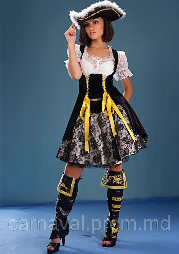 Взрослый, карнавальный костюм Пиратка - фото 1 - id-p2523680