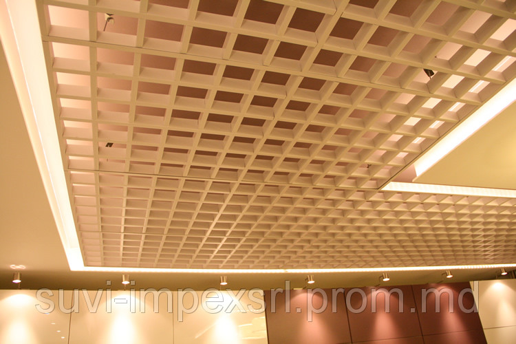 Ячеистый алюминиевый потолок грильято - фото 1 - id-p2767073
