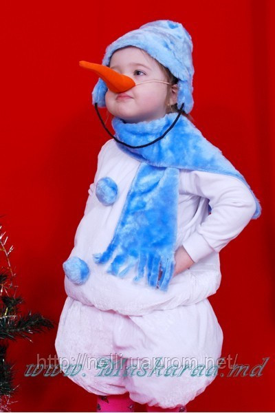 Карнавальный костюм «Снеговик» - фото 1 - id-p2786375