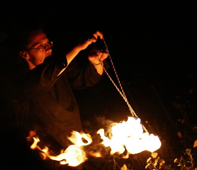 Огненное шоу - театр огня "SANSARA" (+ ходули, барабаны) - фото 1 - id-p254929