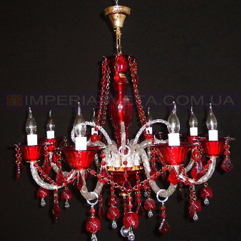 Люстра со свечами хрустальная IMPERIA восьмиламповая MMD-401505 - фото 1 - id-p2835350