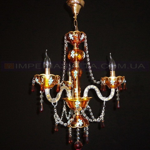 Люстра со свечами хрустальная IMPERIA трехламповая MMD-404353 - фото 1 - id-p2835354