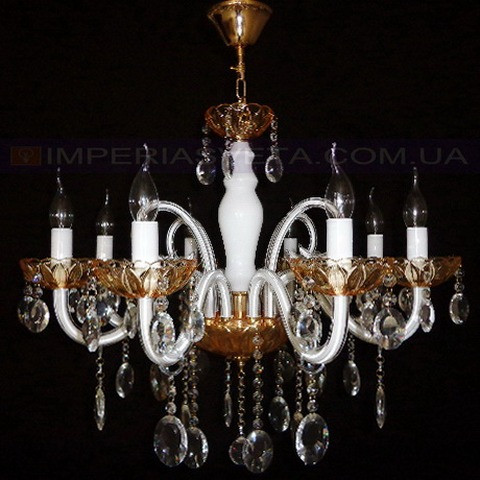 Люстра со свечами хрустальная IMPERIA восьмиламповая MMD-452442 - фото 1 - id-p2835401