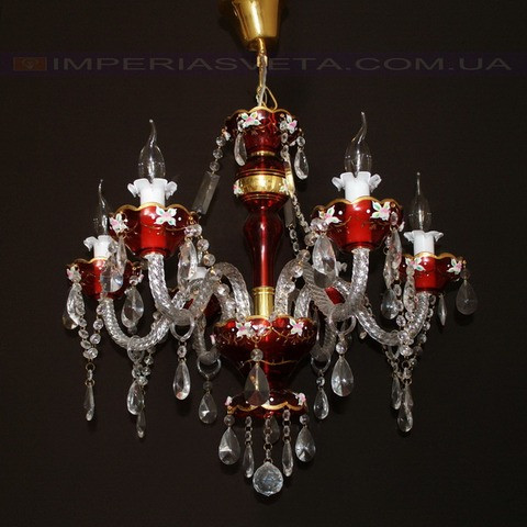 Люстра со свечами хрустальная IMPERIA шестиламповая MMD-431550 - фото 1 - id-p2835425