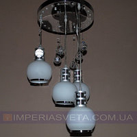 Потолочная люстра LED IMPERIA четырехламповая со светодиодной подсветкой MMD-510202