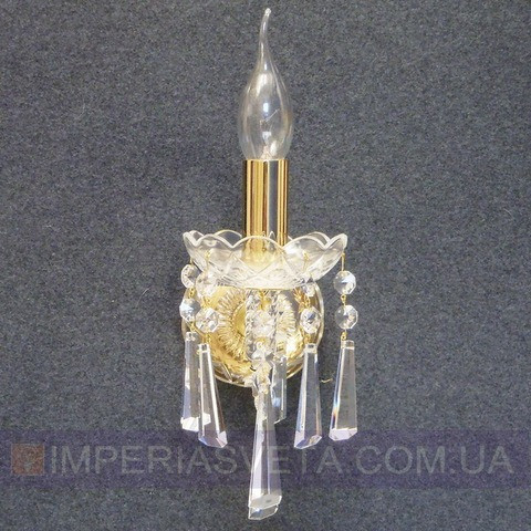 Хрустальное бра, светильник настенный Preciosa одноламповое декоративное MMD-320225 - фото 1 - id-p2837515