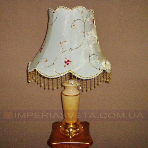 Декоративная настольная лампа IMPERIA одноламповый с абажуром и дополнительной подсветкой основания MMD-432041 - фото 1 - id-p2837773
