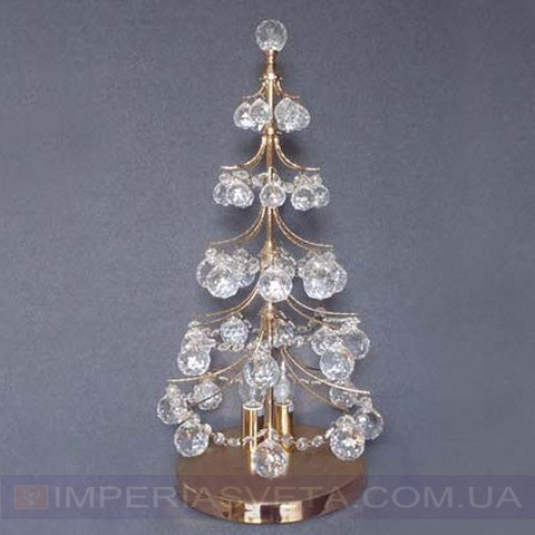 Декоративная настольная лампа TINKO двухламповая хрустальная елка MMD-434336 - фото 1 - id-p2837788