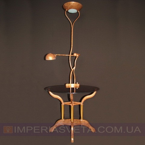 Торшер с лампой для чтения и столиком напольный IMPERIA галогенный направленный MMD-150063 - фото 1 - id-p2837948