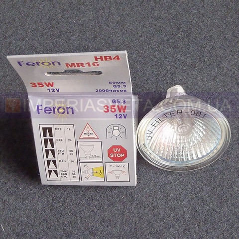 Лампочка галогенная FERON с стеклом MMD-314565 - фото 1 - id-p2838209