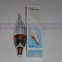 Светодиодная лампочка TINKO LED-220V 1LED*3W E-14 свеча на ветру MMD-465416