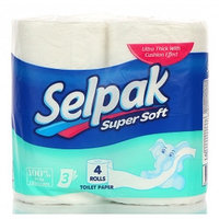 SELPAK 4 рулона туалетная бумага