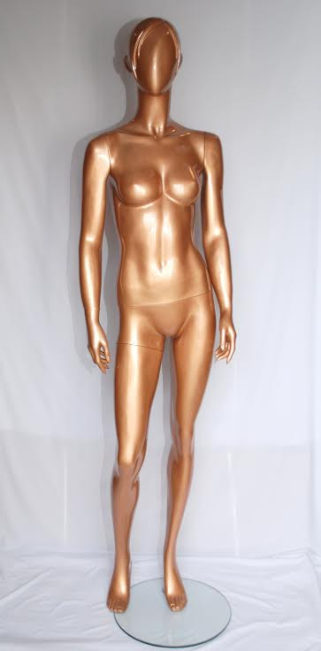 Манекен женский демонстрационный лакированный,цвет бронзовый.Модель очень красивого яркого цвета.Манекены можн - фото 1 - id-p2965768