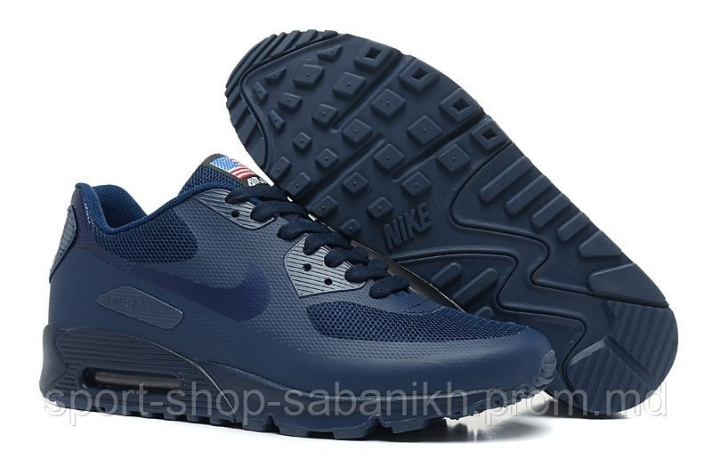 Nike Air Max 90 Hyperfuse Independence Day Dark Blue - фото 1 - id-p3000947