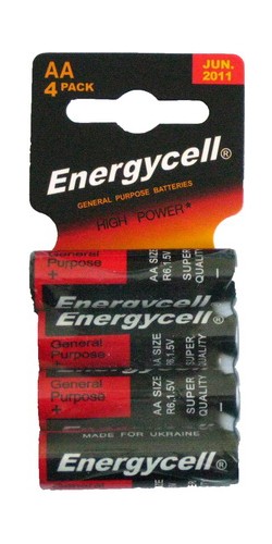Батарейка ENERGYCELL R06 AA - фото 1 - id-p319422