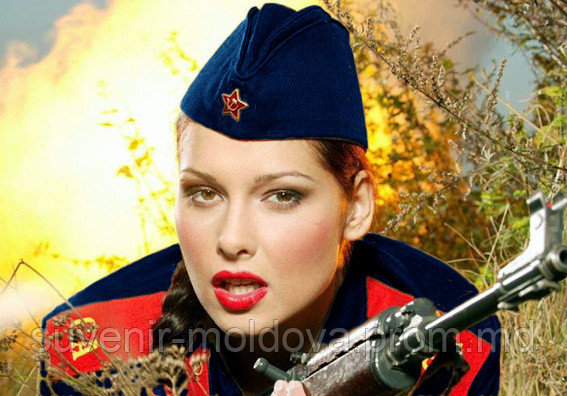 Пилотка синяя солдатская СССР - фото 1 - id-p3308698