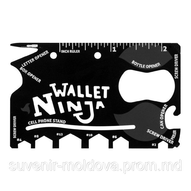 Wallet Ninja 18-в-1 Multi Tool - фото 1 - id-p3362263