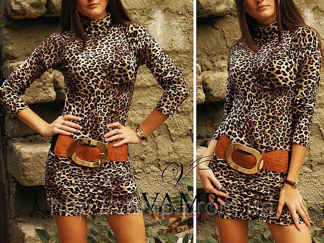 Платье "Леопардовый каприз". - фото 1 - id-p342064