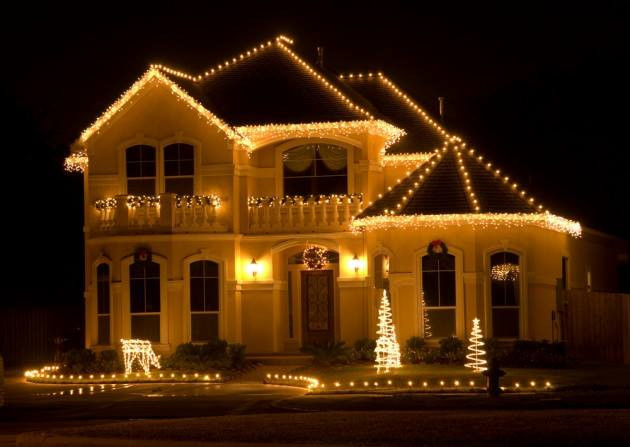 Iluminarea festivă a clădirilor cu ghirlande de crăciun (LED) - фото 1 - id-p3418151