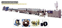 Экструзионная линия для производства труб водоснабжения и газоснаюжения большого диаметра из HDPE/M