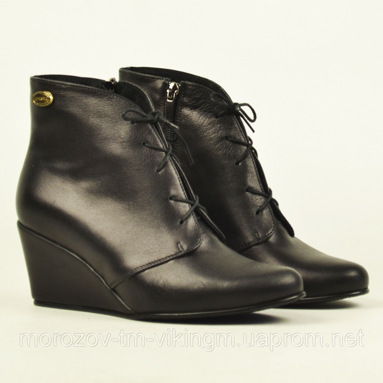 Ботинки кожаные женские под заказ Шарлота - фото 1 - id-p3437059