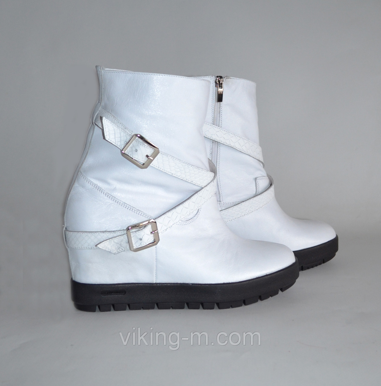 Ботинки кожаные женские осень-зима Джина_3 - фото 1 - id-p3437096