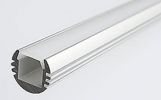Алюминиевый анодированный закругленный профиль - фото 1 - id-p3452965