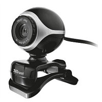 Веб камера TRUST EXIS WEBCAM BLCK-SLVR
