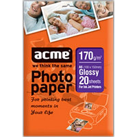 Для печати ACME Photo Paper A6 (10x15cm) 170 g/m2 20 pack Glossy