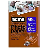 Для печати ACME Photo Paper A6 (10x15cm) 260 g/m2 20 pack Glossy