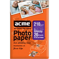 Для печати ACME Photo Paper A6 (10x15cm) 210 g/m2 20 pack Glo