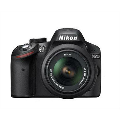 Зеркальный фотоаппарат NIKON D3200 Kit 18-55 ll Black (VBA330K002) - фото 1 - id-p3532102