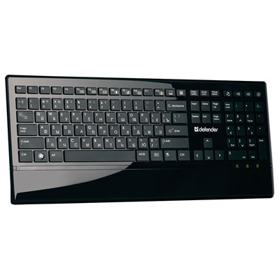 Клавиатура DEFENDER Oscar 600 черная - фото 1 - id-p3532288