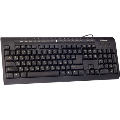 Клавиатура DEFENDER Etude 980 B PS/2 черная - фото 1 - id-p3532280