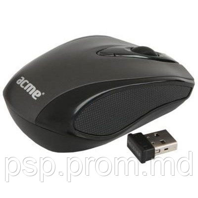 Компьютерная мышь ACME Wireless Mouse MW04 Black - фото 1 - id-p3532420
