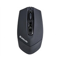 Компьютерная мышь DEFENDER Magnifico MM-525 Nano Black 2.4G 5кн+кл, 1600 dpi